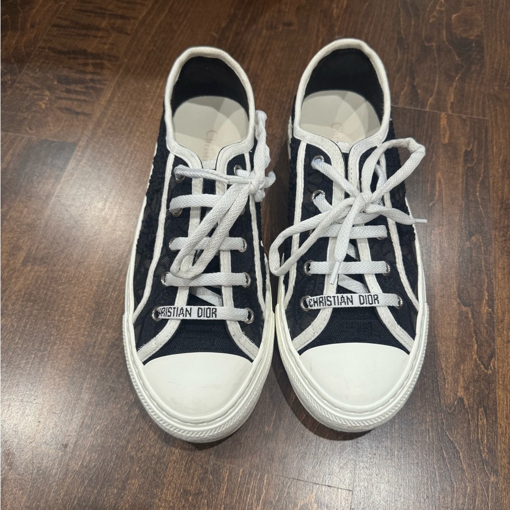 Christian Dior Black and White Sneakers
